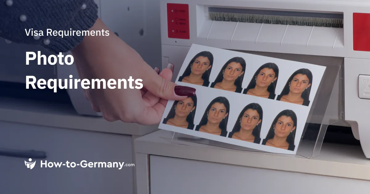 Photo Requirements to get a German visa