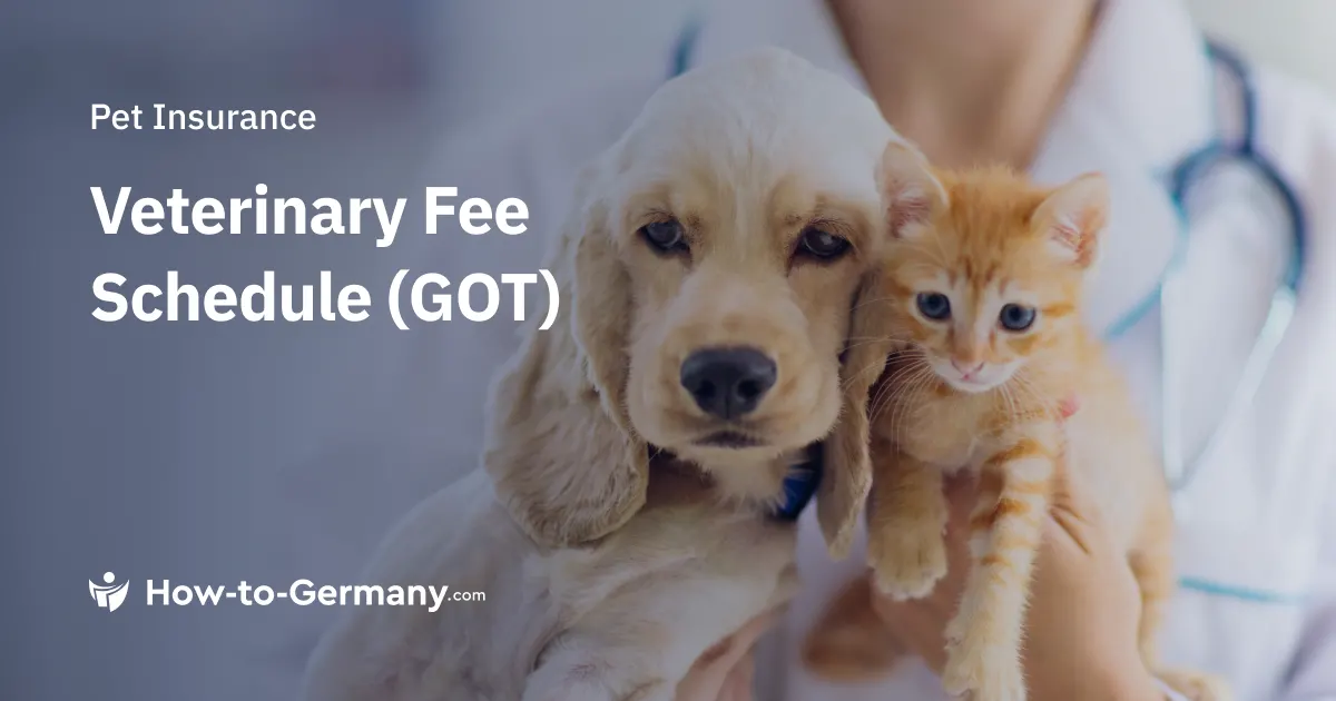 Pet Insurance German Veterinary Fee Schedule (GOT)