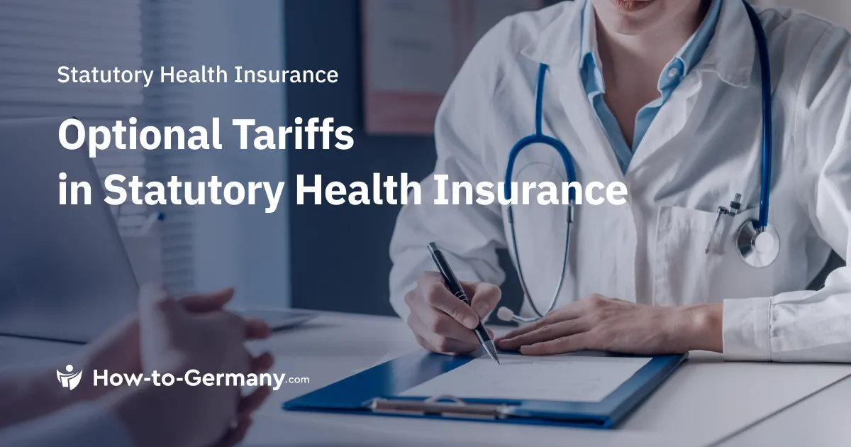 Optional Tariffs in Statutory Health Insurance in Germany